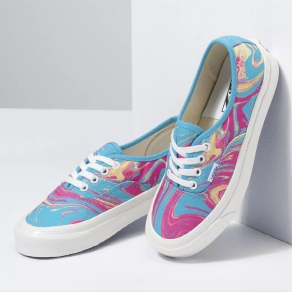 Vans Vault Authentic 44 D OG Womens Size 10 Anaheim Factory Marble 112025 - Picture 4 of 7
